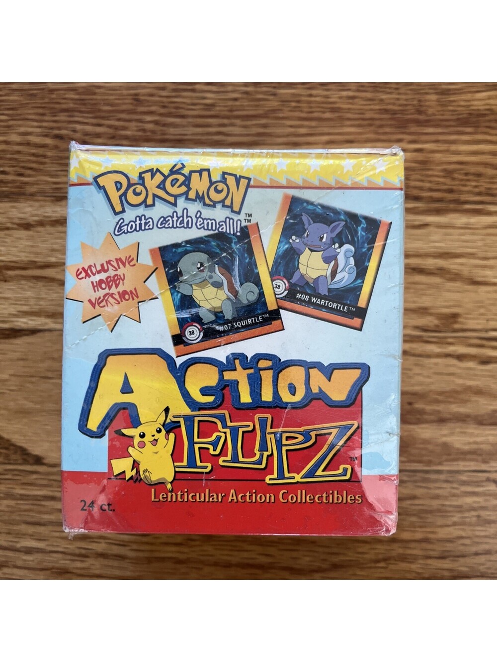 Pokemon Action Flipz Premier Edition Trading Cards Store Box And 24ct Packs